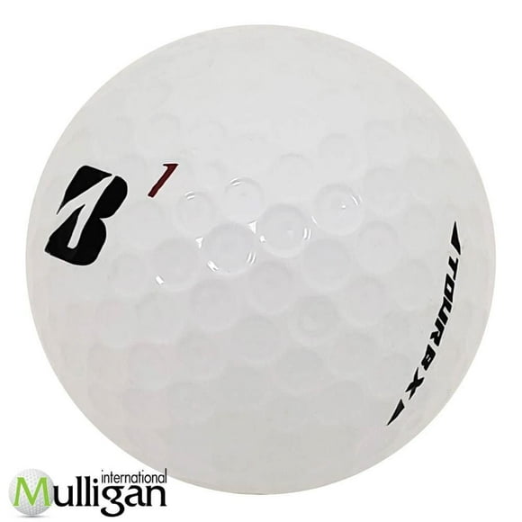 Mulligan - 48 Bridgestone Tour B X (B) 4A Recycled Used Golf Balls, White