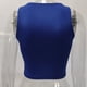 thumbnail image 3 of Túnica camisetas sin mangas para las mujeres Mujeres Sexy sin mangas de cuello Racerback recortadas Tank Tops Trendy Cute Teen Girls Neck Crop Tops Chaleco (BU2, L), 3 of 7