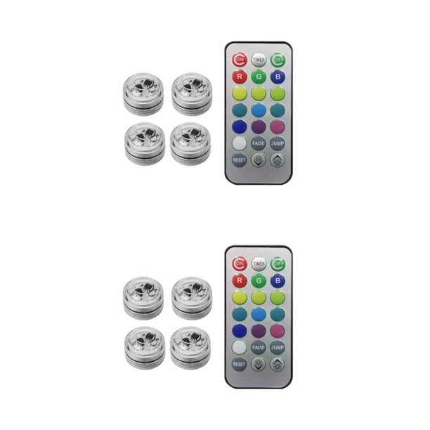 Bearachild Luz ambiental LED inalámbrica, Control remoto, iluminación automática con batería, lámpara de luces nocturnas para decoración de Type2 NO2