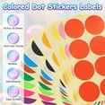 thumbnail image 3 of Uxcell 360 Pcs Colored Dot Stickers Labels, 2 Inch Circle Price Stickers Self Adhesive Circle Tags Coding Labels for Office Business Yard Sale Garage Sale Home Decor, Yellow, 3 of 6
