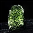 thumbnail image 2 of Moldavite Crystal Necklace,Raw Meteorite Crystal,Irregular Tektite Healing Crystals Necklace,Green, 2 of 6