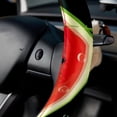 thumbnail image 5 of Watermelon 14.5 Inch Printing PVC Leather Car Wheel Cover Auto Accessories Steering Wheel Cover Steering Wheel Covers Car Wheel Covers, 5 of 6