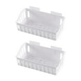 thumbnail image 2 of Clearance Rack under $5 2pcs Corner Storage Rack Basket Hanging Wall Organizer Kitchen Bathroom Holder Shelf Steward And Organizer, 2 of 9