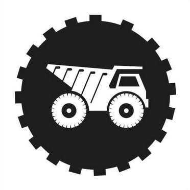 Big Dump Truck Vinyl Decal - Large