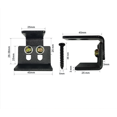 thumbnail image 4 of Floor Guide For Sliding Doors - Adjustable Floor To Soft Grip Stop Walls Latches With Screws Lower Wall Rail System Bearing Variants Adjustable Guide Roller Wooden Roller,, 4 of 4