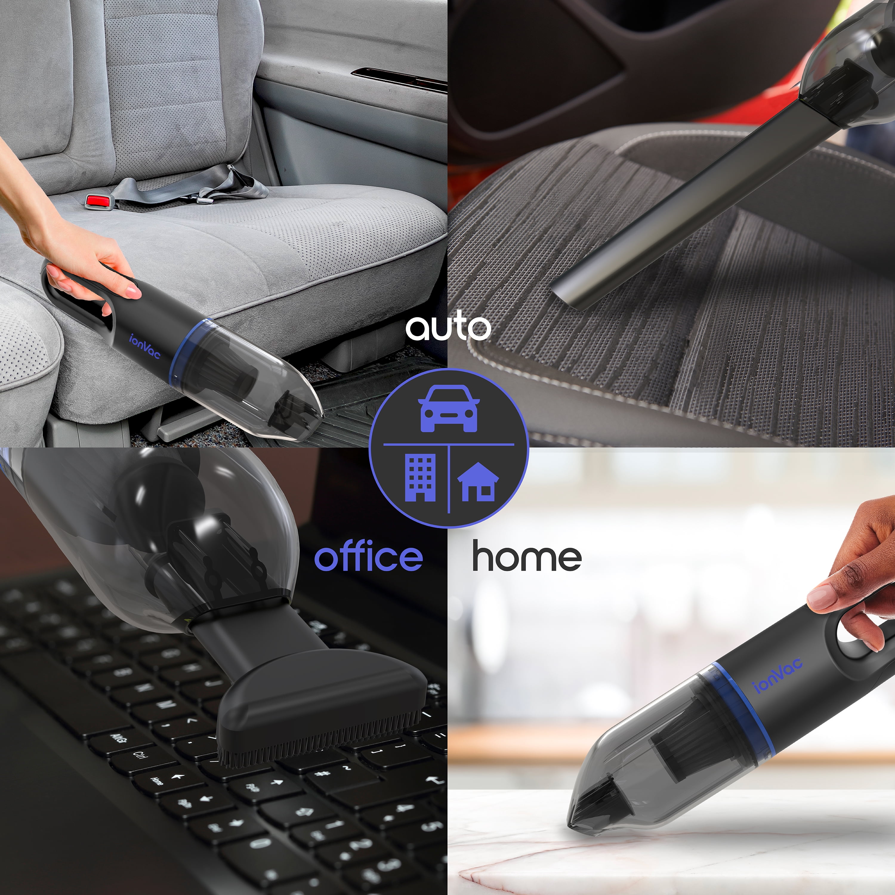 ionvac cordless vacuum with usb charging and attachments