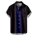 thumbnail image 1 of PEASKJP Chemise Homme Coupe Régulière Ajustée Ultra Sans Plis Col Flexible Extensible, Noir m, 1 of 2