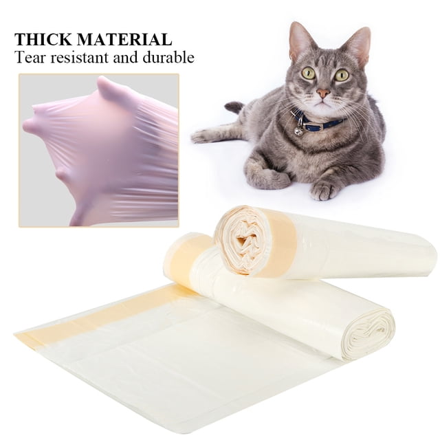 2 Packs Cat Litter Box Liners Cat Litter Pan Bags With Drawstring Pet Cat Supplies