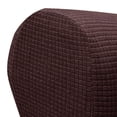 thumbnail image 4 of 2 fundas para sillón, fundas para brazos, Protector de muebles, fundas extraíbles para sillón para el hogar, sala de estar, dormitorio, muebles de , Dark Brown Marron oscuro Macarena Fundas Sillones, 4 of 7