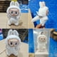 thumbnail image 3 of Figura de Anime Labubu Have A Seat, modelo de muñeca colgante de PVC, llavero de réplica de monstruo Kawaii, juguete de regalo de cumpleaños, 3 of 5
