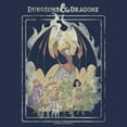 thumbnail image 2 of Men's Dungeons & Dragons Vintage Cartoon Frame Graphic T-Shirt, 2 of 4