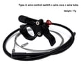 thumbnail image 1 of Enhanced Mountain Bike Front Fork Accessory Kit: A Line-Controlled Switch with Cable Core & Housing for Air/Oil Spring Suspension - Improves Terrain Control, Shock Absorption, and Riding Performance, 1 of 5