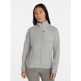 thumbnail image 2 of Ozark Trail Women's and Women's Plus Mock Neck Fleece Jacket, Sizes XS-2X, 2 of 6