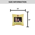 thumbnail image 2 of #1 Grandma Picture Small/Petite Accent Pillow, 10" x 10", 2 of 2
