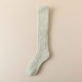 thumbnail image 2 of WRKEKC Women's Winter Warm Crew Socks Soft Thickened Home Floor Socks Multiple Solid Colors for Cozy Sleep and Leisure Wear, 2 of 3