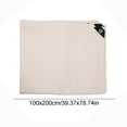 thumbnail image 3 of Fridja Summer Savings Outdoor Sunshade Net Beige White Sun Protection Net Fence Protective Net Encrypted and Thickened Balcony Courtyard Flower Sunshade Net with 16.5ft Rope Birthday Gift, 3 of 6