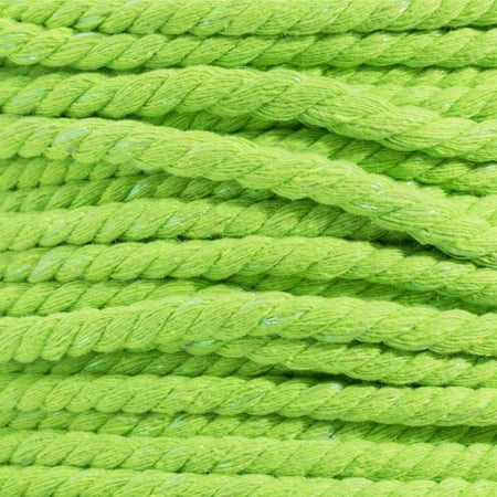 Twin Rope - Super Soft 3 Strand Twisted Cotton Rope - Multiple Colors to Choose from in Various Diameters and Lengths