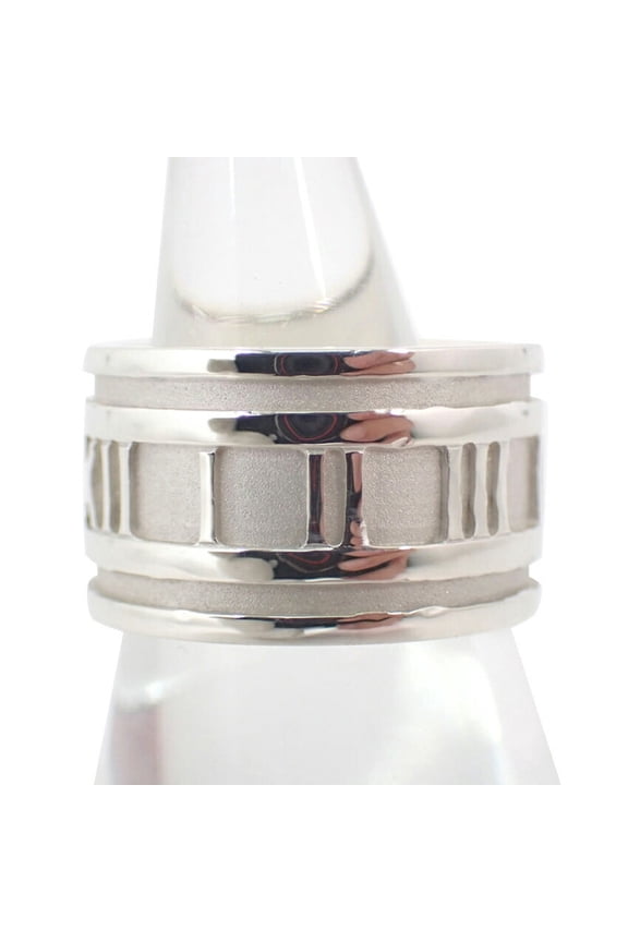 Pre-Owned TIFFANY 925 Atlas Wide Ring, size 17, j89-8 (Good)
