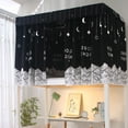 thumbnail image 3 of Mosquito Net/Bed Curtain Combo/ Bottom Bunk Bed Curtains Dorm Home Privacy Bed Cloth Curtain Shading Breathable Bed Canopy With Rope And Buckles For Kids Teen Loft Bed Single Sleeper, 3 of 3