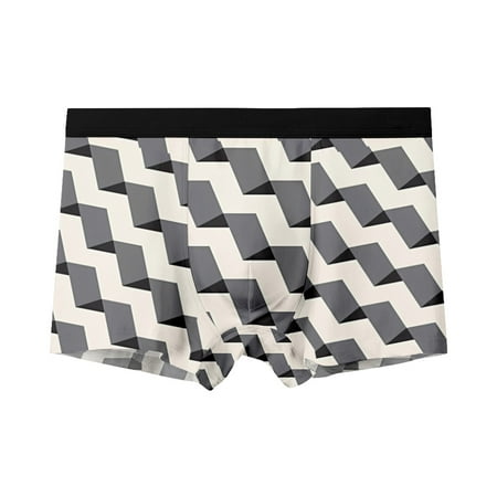 

Men s Mesh Boxer Briefs Cooling Breathable Sports Underwear Unique the geometry Trunks Unique Gifts for Boys Sizes 2XS-6XL