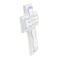 thumbnail image 3 of Home Decor Blue God Bless Wall Cross Porcelain Newborn Baby Religious 65878, 3 of 3