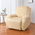 thumbnail image 1 of Housse Extensible pour Fauteuil Inclinable 2024 Housse de Canapé Simple Protecteur de Meubles Élastique Violet 1 Place, 1 of 8