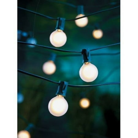 Room Essentials Frosted Globe Lights 25ct One String Of 25 Frosted Globe Indoor Outdoor Lights By Essential Products