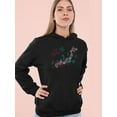 thumbnail image 2 of Japan Tourism Map Illustration Hoodie Women -Image by Shutterstock, Female 4X-Large, 2 of 4