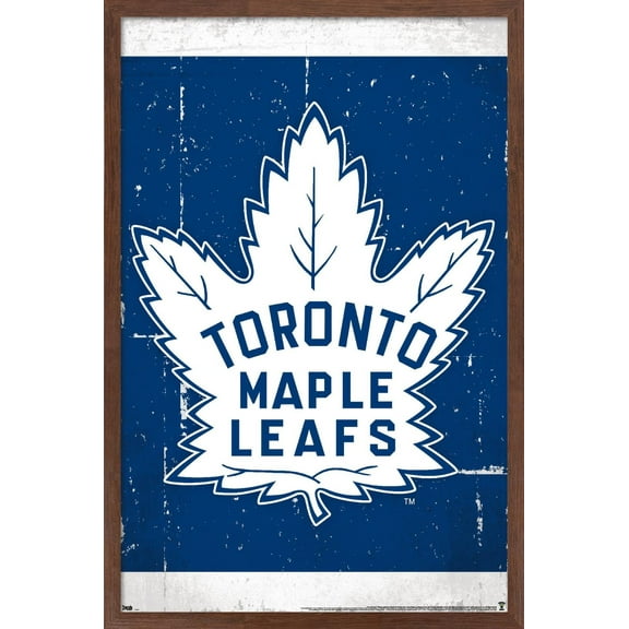 NHL Toronto Maple Leafs - Retro Logo 16 Wall Poster, 22.375" x 34", Framed