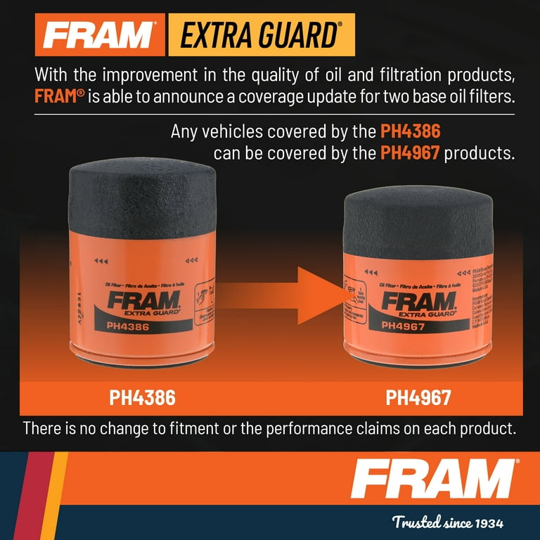 FRAM Core 4967 Oil Filter -Offer Valid for In-store Oil Change