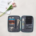 thumbnail image 5 of JVBTVB Multifunctional Large Capacity Travel Passport Holder RFID Blocking Wallet Travel Document Organizer Passport Card Holder for Men Women Business Trip Accessories 10x7.3x0.8 Inches, 5 of 8