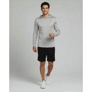 Real Essentials 3 Pack: Men's Dry Fit Wicking Long Sleeve Fishing Active Hoodie Pullover Sweatshirt (Big & Tall)