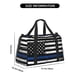thumbnail image 3 of Easygdp Thin Blue Line Flag Bolsa de Gimnasio, Bolsa de Viaje Duffel, Bolsa de Fin de Semana con Compartimentos, Bolsa de Mano para Noche, 3 of 7