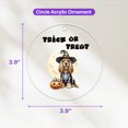 thumbnail image 4 of Trick or Treat Cocker Spaniel Needs Candy Happy Halloween Night Acrylic Round Ornament Cockers Dog Lover Gifts Home Tree Decor - 02020, 4 of 4