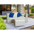 thumbnail image 5 of Covermates Throw Pillow - Weather Resistant, Full Side Zipper, LuxeGuard Collection, Royal Blue, 5 of 7