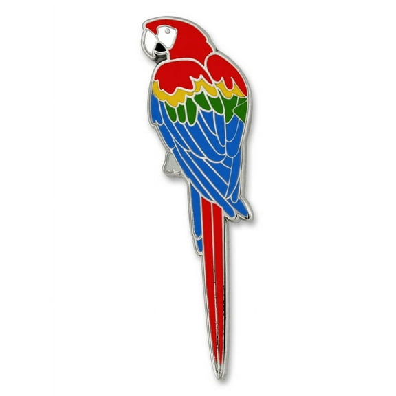 Colorful Tropical Parrot Bird Animal Enamel Lapel Pin