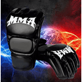 thumbnail image 5 of Guantes De Entrenamiento De Boxeo Medio Dedo Negro, 5 of 5
