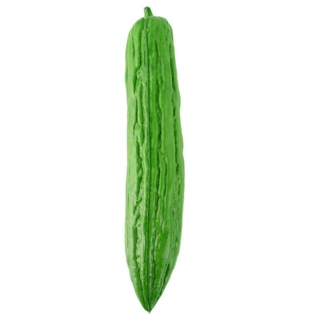 2025 Latest Model Simulated banana, cucumber and bitter gourd for basket display, photo ta