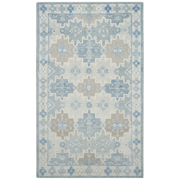SAFAVIEH Paseo Rick Geometric Area Rug, Blue, 5' x 8'