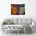 thumbnail image 5 of Hirioo Abstract Colorful Duality Print Tapestry Lightweight Fabric for Bedroom Aesthetic Home Wall Dorm Décor Living Room Decor 29x37 Inch, 5 of 8