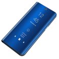 thumbnail image 1 of Samsung Galaxy Note 10 Case Blue Smart Mirror View Clear Luxury Flip Stand Slim Case Cover, 1 of 2