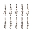 thumbnail image 1 of Splihome 10Pcs Fishing Corkscrew Heavy Duty Round Swivel Snaps Saltwater Lure Connector 4MM, 1 of 7