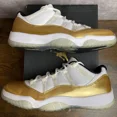 thumbnail image 3 of Ni - ke Air Jordan 11 Retro Low Closing Ceremony Size 11 528895-103 Gold White OG Men’s, 3 of 5