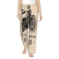 thumbnail image 2 of Lsque Let The Adventure Begin Print Women's Pajama Pants, Lounge Pant - Comfortable Home Wear,Elastic Waistband, Stylish Design-Small, 2 of 9