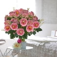 thumbnail image 3 of RuiJiao Artificial Flowers, Fake Floral Arrangements for Party Table Centerpieces, Bouquets for DIY Bridal Wedding Shower Decorations, Home Decor Indoor Outdoor, 3 of 5