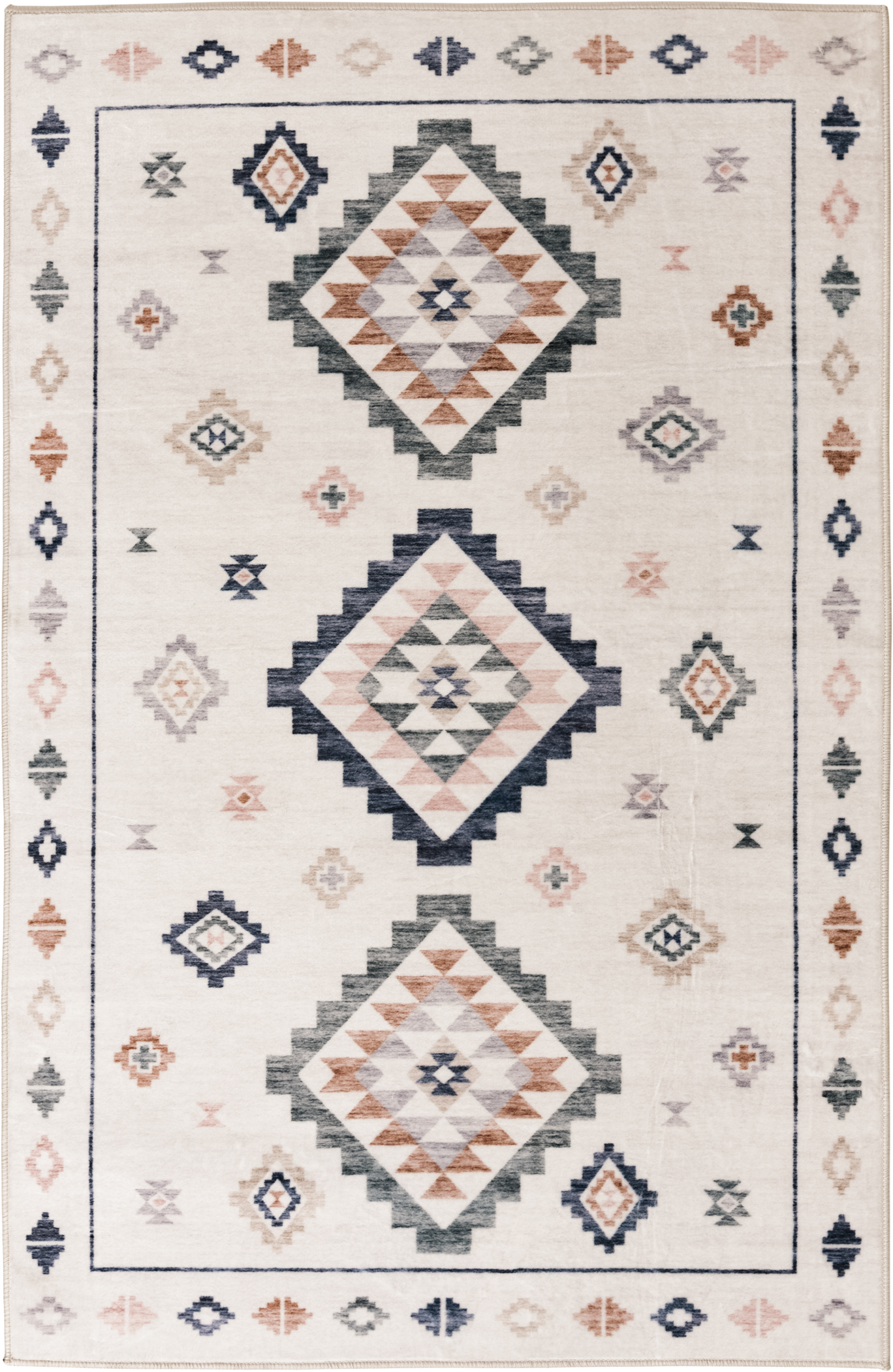 Mainstays 4'x5'6" Southwestern Faux Fur Indoor Rug