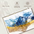 thumbnail image 6 of Elephant Stock Golden Abstract Mountain Wall Art - Horizontal Canvas Wall Art - Living Room Wall Decor - Abstract Canvas - Beige And Blue Decor - 39" x 26", 6 of 8