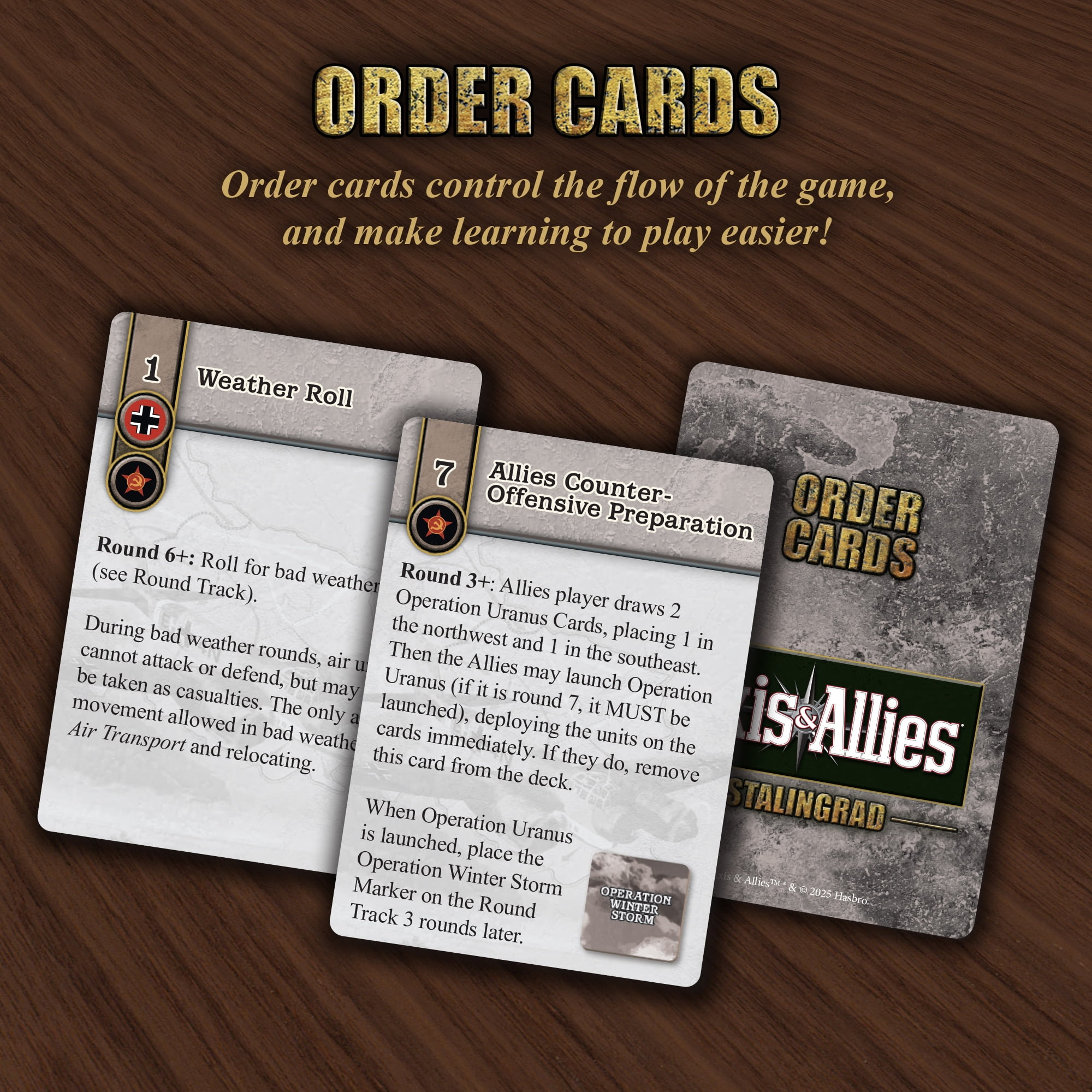 Renegade Games: Axis & Allies - Stalingrad - WWII Strategy Board Game, Command German Or Soviet Forces, Miniatures War Game, Ages 14+, 2 Players, 4hrs