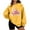 Yellow, variant on Lorytime Christmas Womens Sweatshirt Oversized Santa Claus Plush Shirt Crew Neck Long Sleeve Pullover Loose Tops