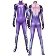 thumbnail image 2 of Adultos niños Igawa Asagi disfraces Cosplay mujer niñas Taimanin Asagi superhéroe Zentai mono de noche de brujas mono de fiesta, 2 of 5